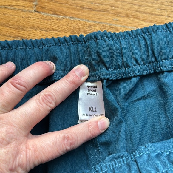 Wonderwink four stretch teal color cargo scrub pants #5214T - Picture 3 of 5